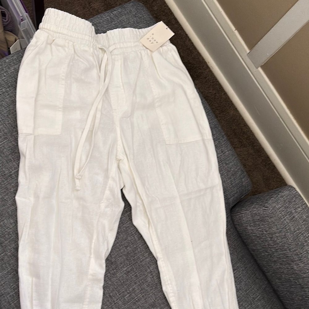a new day White Drawstring Pants